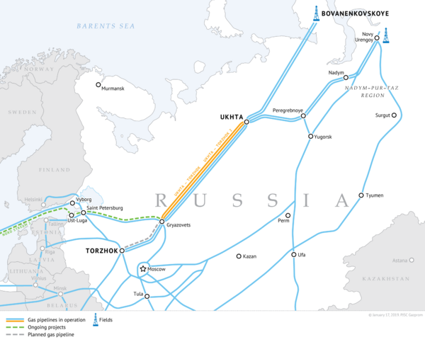 Ukhta-Torzhok (Yamal) Gas Pipeline - Global Energy Monitor