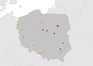 Gas-fired power plant units in Poland according to the Global Gas Plant Tracker